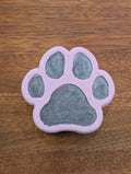 Paw Print Bath Bomb (Black)