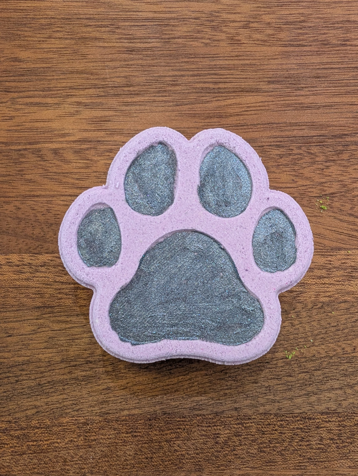 Paw Print Bath Bomb (Black)